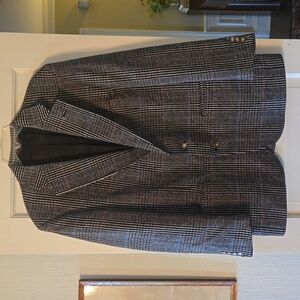 Mens Vintage Houndstooth/Plaid Sportscoat Blazer - 44/xl